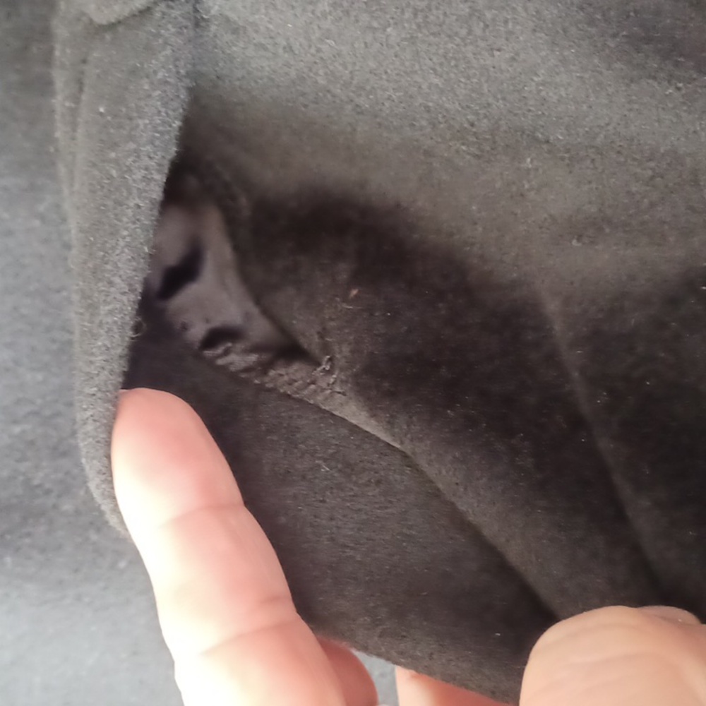 Forever 21 Black Faux Fur Trim Coat - Picture 12 of 16